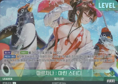 Nivel Arena BT08-018 Marciana: Marine Study L (Korean) — photo 1 of 2 (PFK-S-0028)